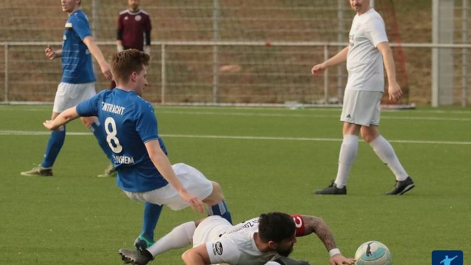Eintracht Herrnsheim im freien Fall: 2020 noch im Bezirksligaduell mit dem TSV Zornheim, wird die SGE ab sofort nur noch in der C-Klasse antreten.