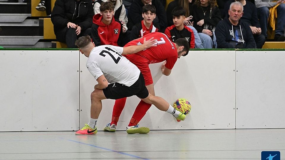 Action an der Bande beim TVL Hallen-Cup.