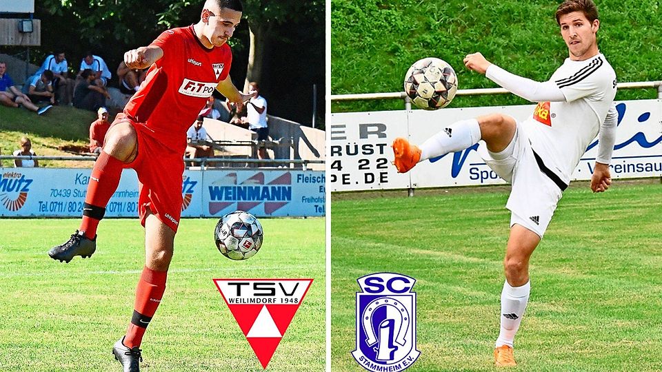 Rinis Krasniqi (links) feierte beim TSV Weilimdorf ein erfolgreiches Debüt. Der SC Stammheim muss auf Bernhard Kreis (rechts) verzichten.