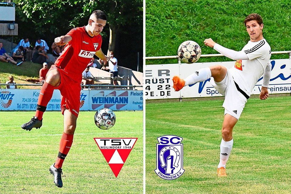 Rinis Krasniqi (links) feierte beim TSV Weilimdorf ein erfolgreiches Debüt. Der SC Stammheim muss auf Bernhard Kreis (rechts) verzichten.