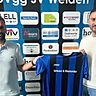 Marco Lorenz (links) und Chousein Chousein freuen sich, künftig die sportlichen Belange der SpVgg SV Weiden mitzugestalten.