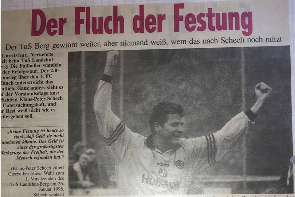 Der TuS Landshut-Berg schwebte Mitte der 90er Jahre auf eine Erfolgswolke, die sich aber schnell wieder verziehen sollte 