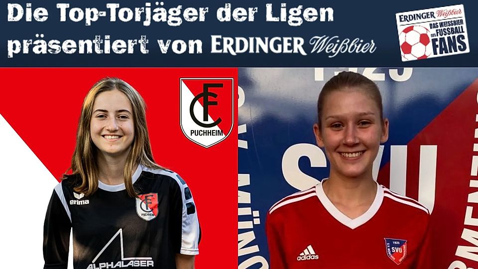 Alina Serter (li.) und Viktoria Winter (re.) führen das ERDINGER-Ranking an.