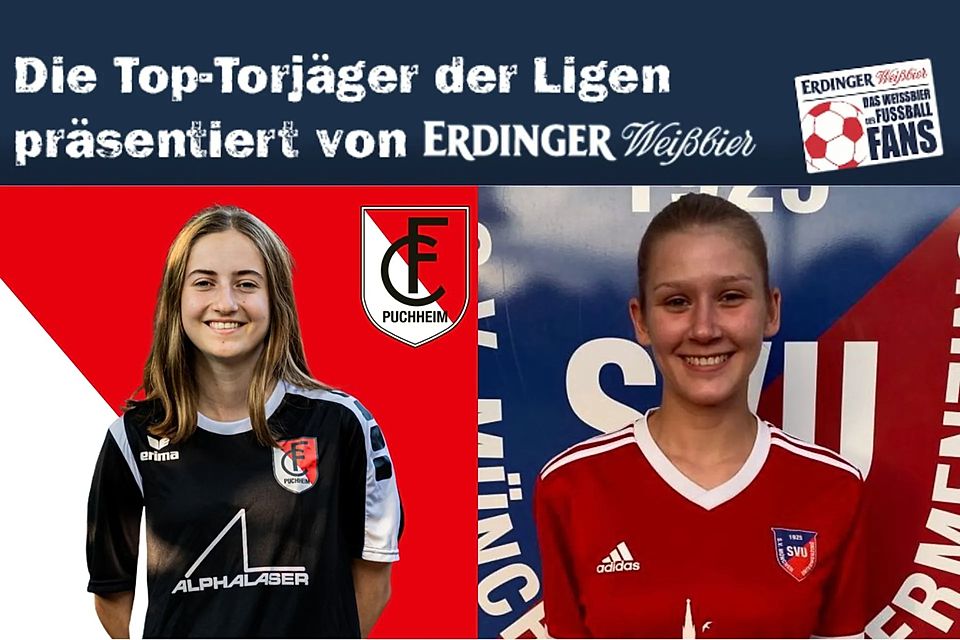 Alina Serter (li.) und Viktoria Winter (re.) führen das ERDINGER-Ranking an.