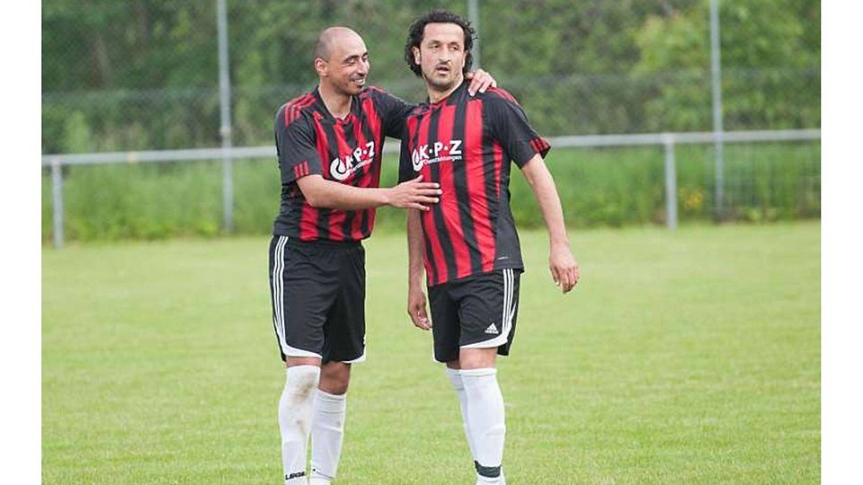 Neues Trainergespann beim Türk. SV: Muhammed Sahingöz (links) und Mehmet Özkoyuncu  Foto (Archiv): Schmidt