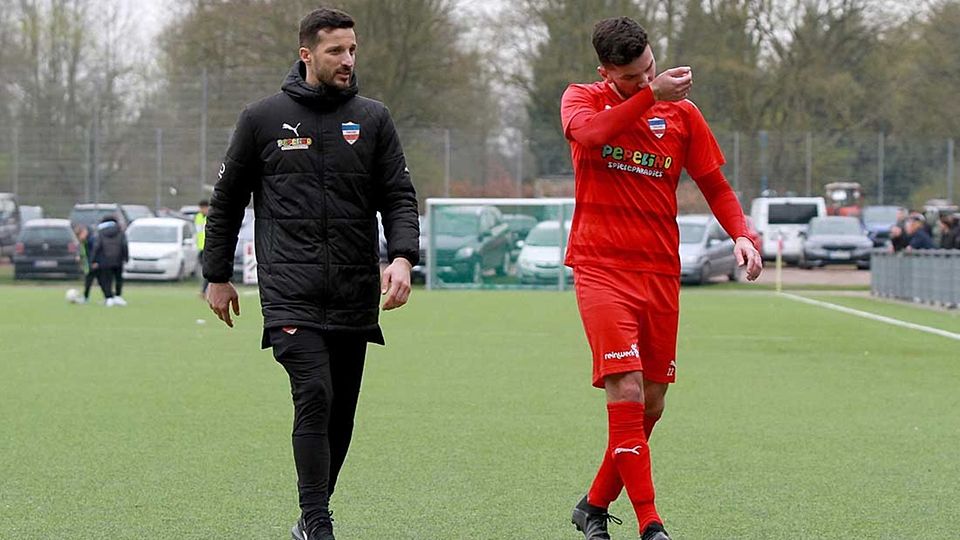 Liridon Imeri als Cheftrainer von Inter Türkspor Kiel in der Saison 2022/23.