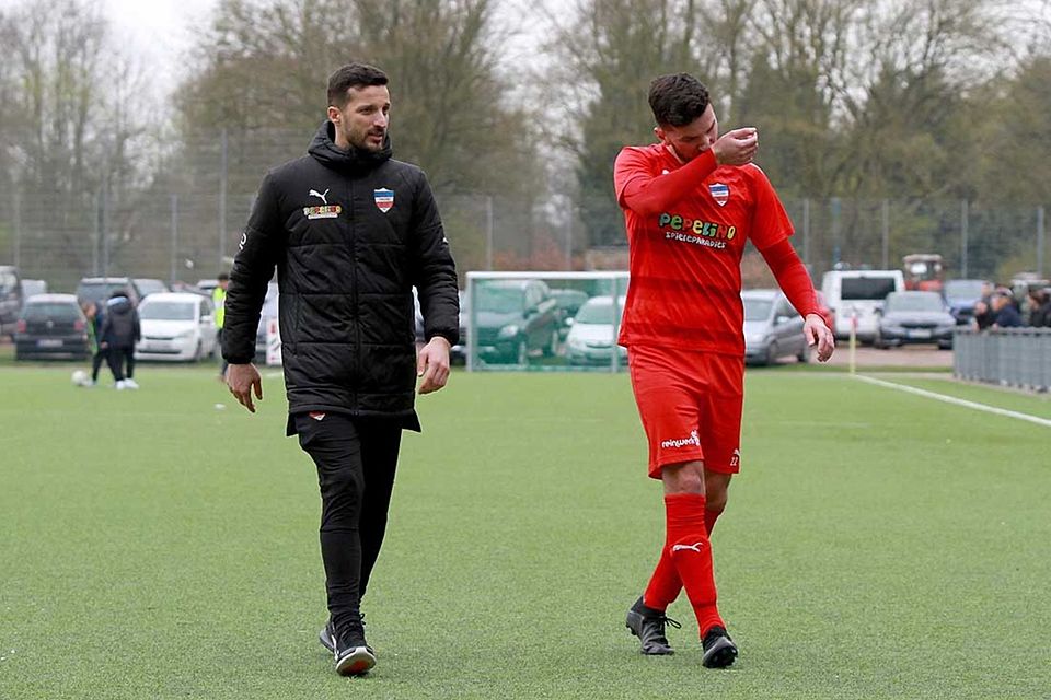 Liridon Imeri als Cheftrainer von Inter Türkspor Kiel in der Saison 2022/23.