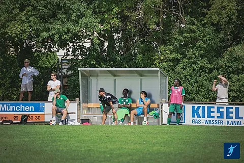 Der SV Aubing musste sich Traunstein knapp geschlagen geben. 