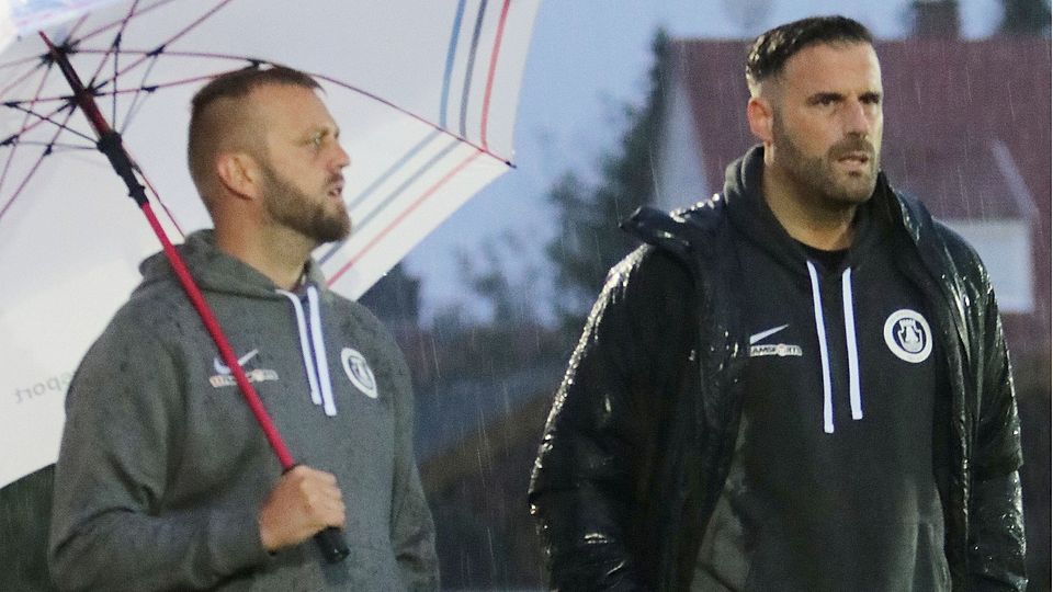 Trainer Edin Kahric (links) verlässt den TSV Mindelheim zum Saisonende. Der Sportliche Leiter Holger Thamm (rechts) hat bereits einen Nachfolger gefunden.