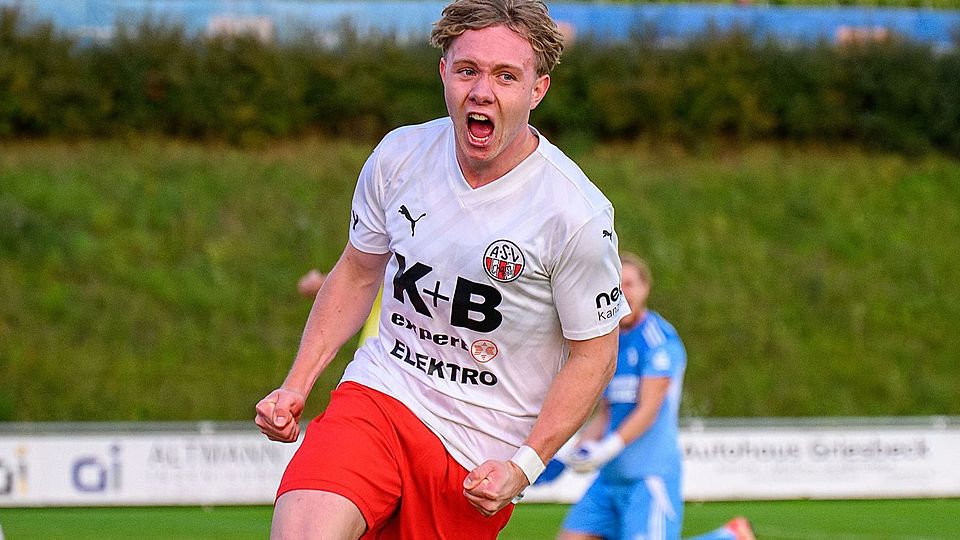 Konstantin Landstorfer brachte den ASV Cham bereits nach wenigen Minuten in Führung. Am Ende stand ein achtbares 2:2 gegen Regionalligist Hankofen.