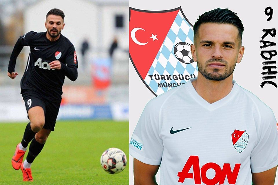 Kasim Rabihic wird in der 3. Liga wohl nicht für Türkgücü München auflaufen: Die Vertragsverhandlungen stocken.