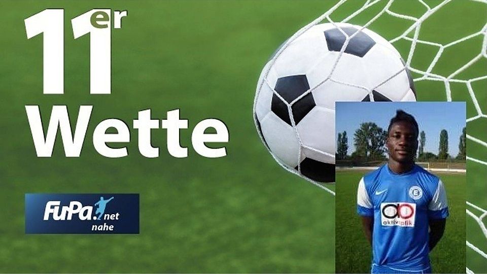 Unsere Elferwette - in dieser Woche mit Mulumba Mukamba vom TuS Hackenheim. F: anekoho/SG Eintracht Bad Kreuznach