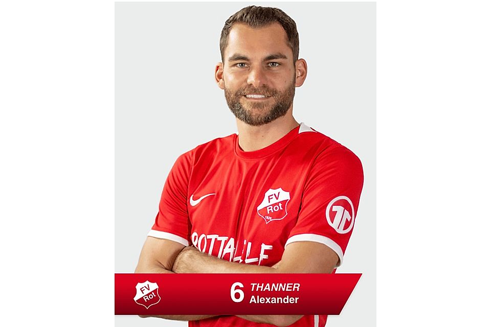 Alexander Thanner vom FV Rot erzielte beide Tore im Spiel gegen den SV Schemmerhofen