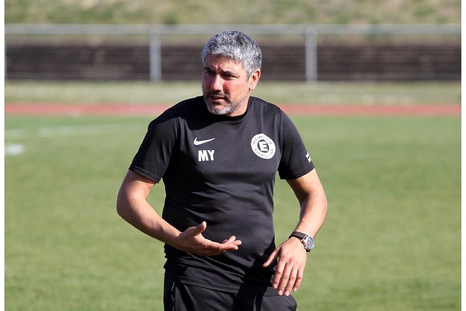 Bleibt trotz der angespannten Personallage vor dem Heimspiel Kandel optimistisch: Eintracht-Trainer Murat Yasar.