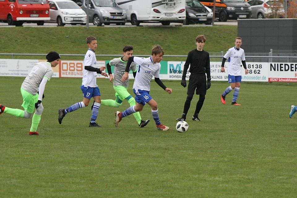Einen zweistelligen Sieg fuhren die U15-BOL-Junioren des TSV Schwabhausen gegen Rosenheim ein.