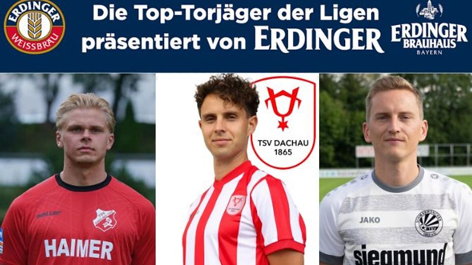 Laurin Völlmerk, John Haist und Maik Uhde (v.l.) stehen allesamt bei je fünf Treffern.