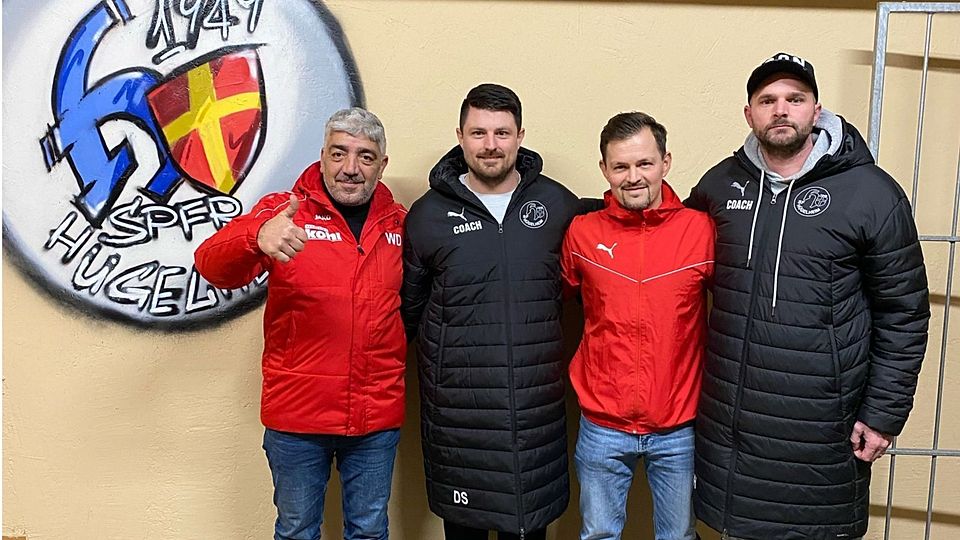Franco Piseddu (1. Vorstand) Jannick, Maier (Trainer) Waldemar Durban (2. Vorstand) Alexander Hartung (Sportlicher Leiter)