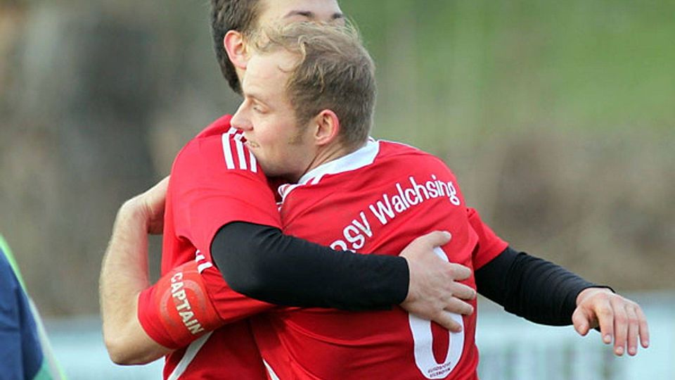 Der RSV Walchsing entscheidet seine Pokalpartie mit 7:5 nach Elfmeterschießen gegen den FC Aunkirchen für sich. F: Enzesberger