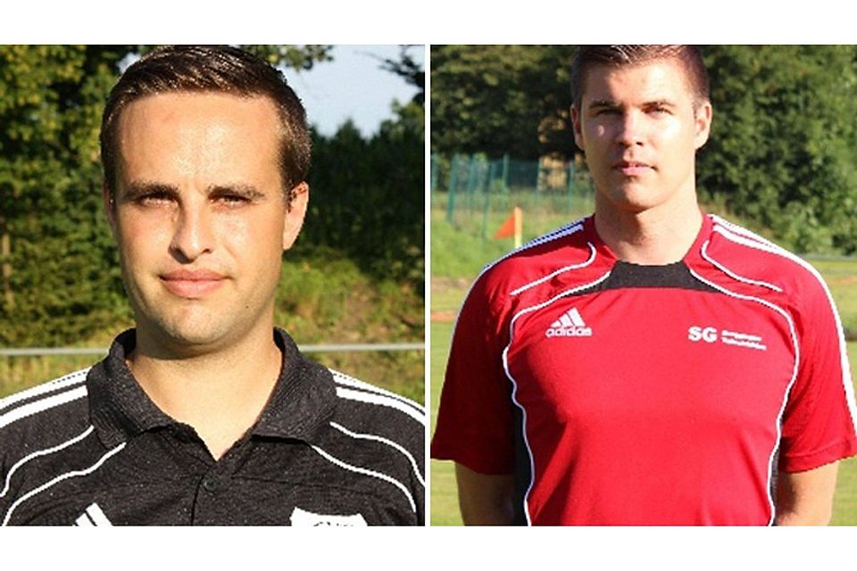 Der scheidende Coach Christian Friedrich (links) und sein Nachfolger Daniel Engelmann | Fotos: Vereine