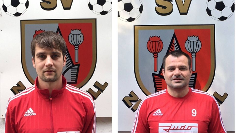 Andreas Heubl und Franz Stahl bilden das neue Trainer-Duo beim SV Zinzenzell Montage: Wagner A.