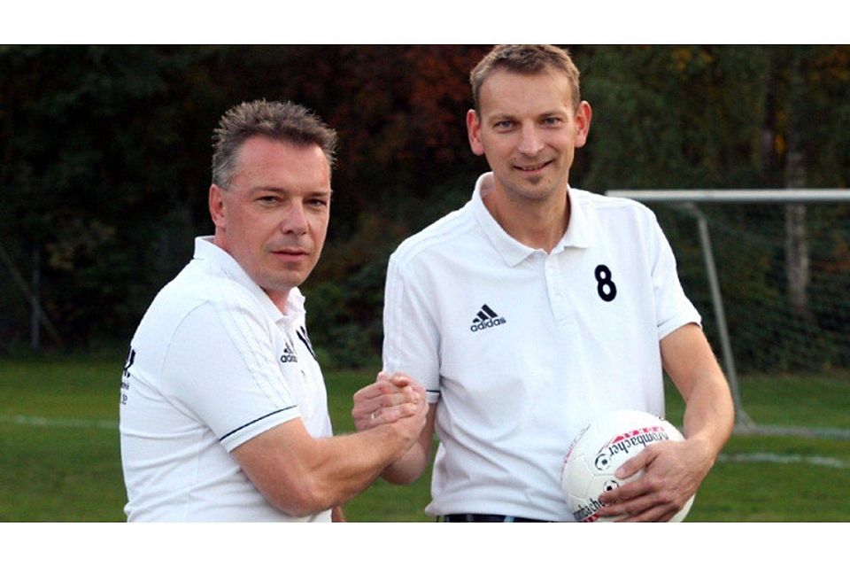 Die beiden Leiter des Organisationsteams der Ü40-Niedersachsenmeisterschaft: Matthias Gerdes (links) und Stefan Müller. Foto: Krause