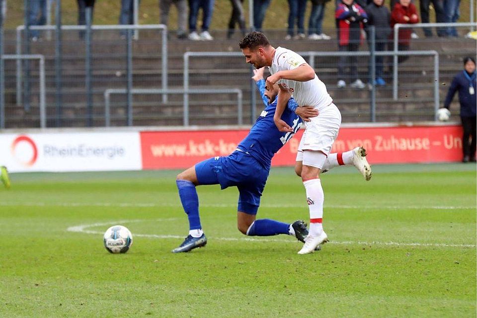 FC-Stürmer Lucas Musculus (rechts) hofft gegen Oberhausen auf einen Einsatz in der Startelf. Fotos: Bopp