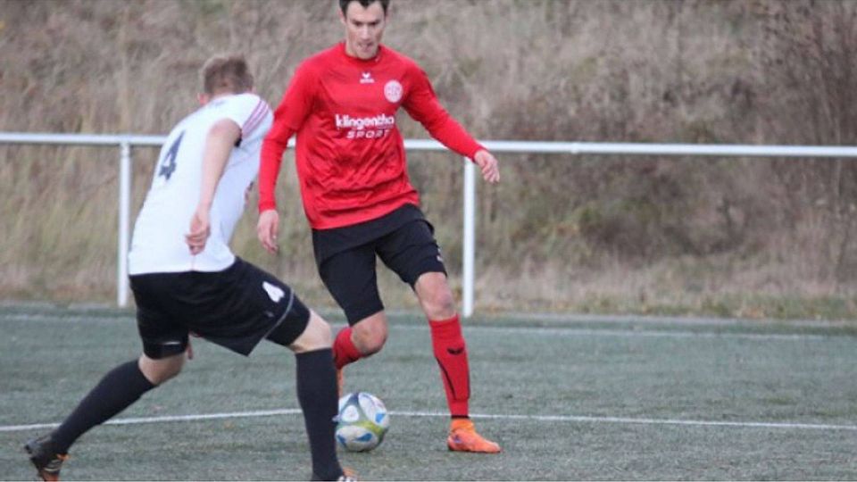 Torschütze im Pech: Frank Seltrecht brachte den Hövelhofer SV beim VfB Schloß Holte in Führung, vergab in der zweiten Hälfte aber gleich zweimal die Führung. F: Heinemann