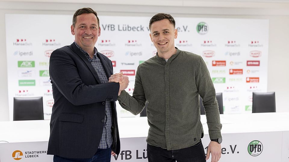 Ein neuer Keeper für den VfB: Florian Kirschke (rechts).