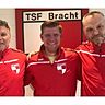 Abteilungsleiter David Friederichs freut sich auf die Zusammenarbeit mit Thomas Welzer (rechts) und Manfred Pickolin (links). Foto: TSF Bracht