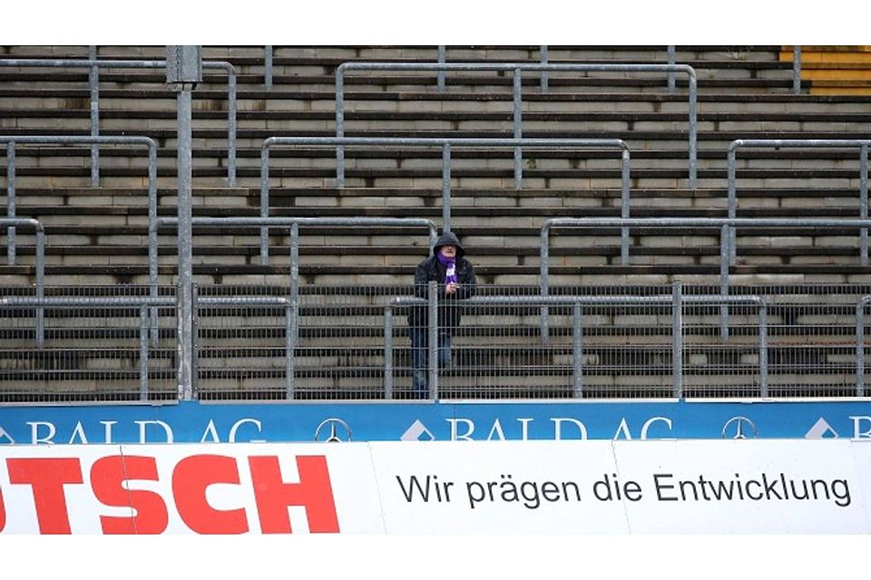 Ob die Zuschauer in der kommenden Saison überhaupt ein Spiel der Sportfreunde Siegen im Leimbachstadion zu sehen bekommen, ist derzeit fraglich. Foto: René Traut
