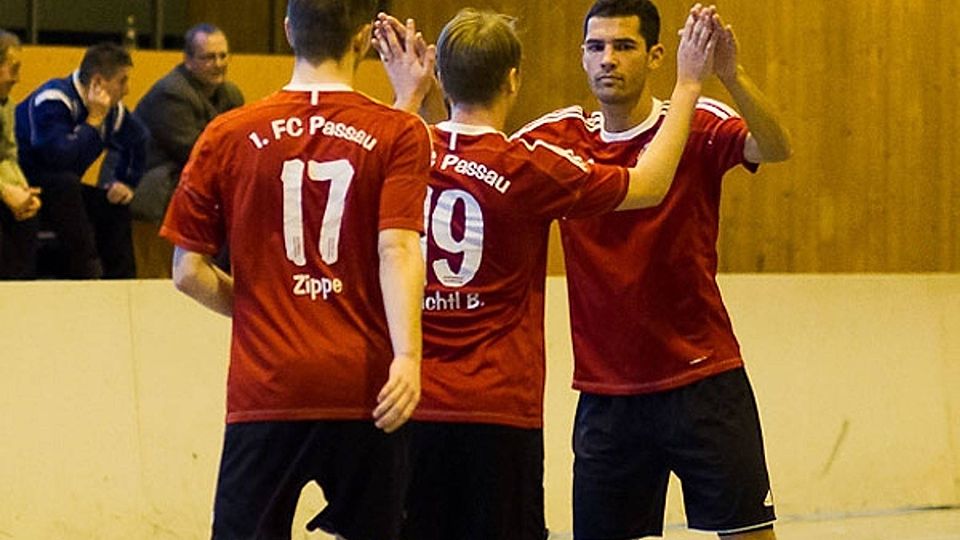 Spannender als nötig machte es der 1. FC Passau in seiner Vorrundengruppe. F: Hönl