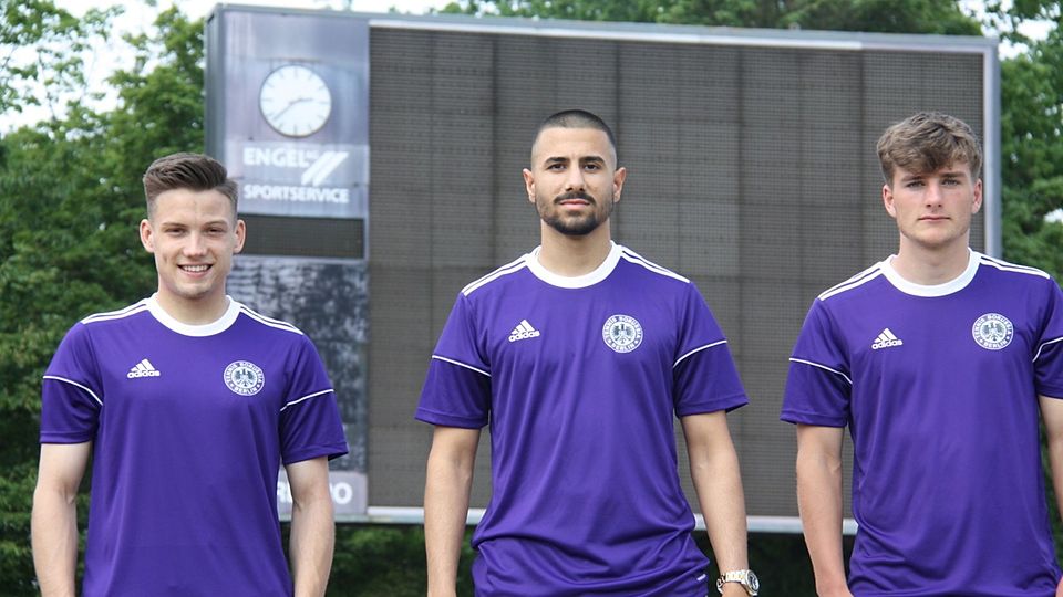 Linus Czosnyka, Kubilay Yilmaz und Jeronimo Mattmüller spielen kommende Saison Regionalliga.