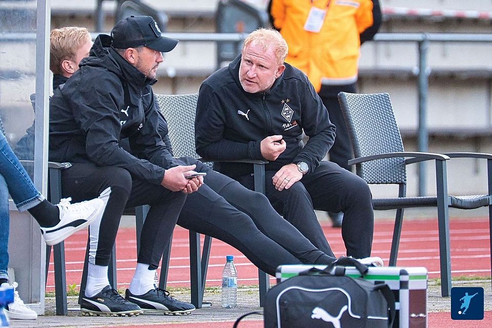 Trainer Heiko Vogel darf mit der Leistungen der U23 von Gladbach zufrieden sein. 