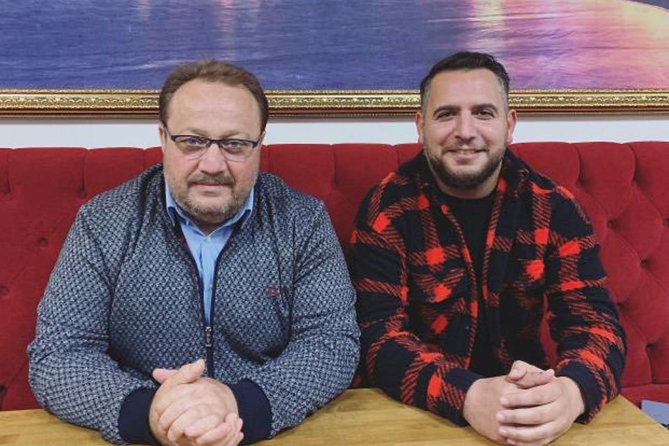 Ergün Cakir mit dem neuen sportlichen Leiter Merih Yilmaz