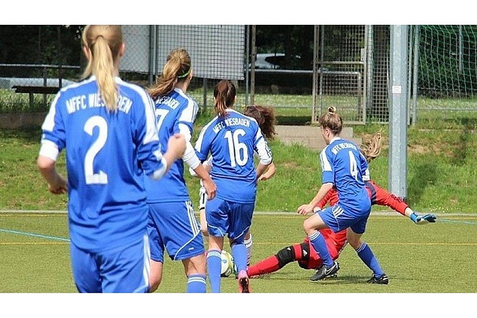 Für die MFFC-Frauen steht nun das Hessenpokal-Finale an, in der Liga kann man einen guten fünften Platz verbuchen. F: Wagner