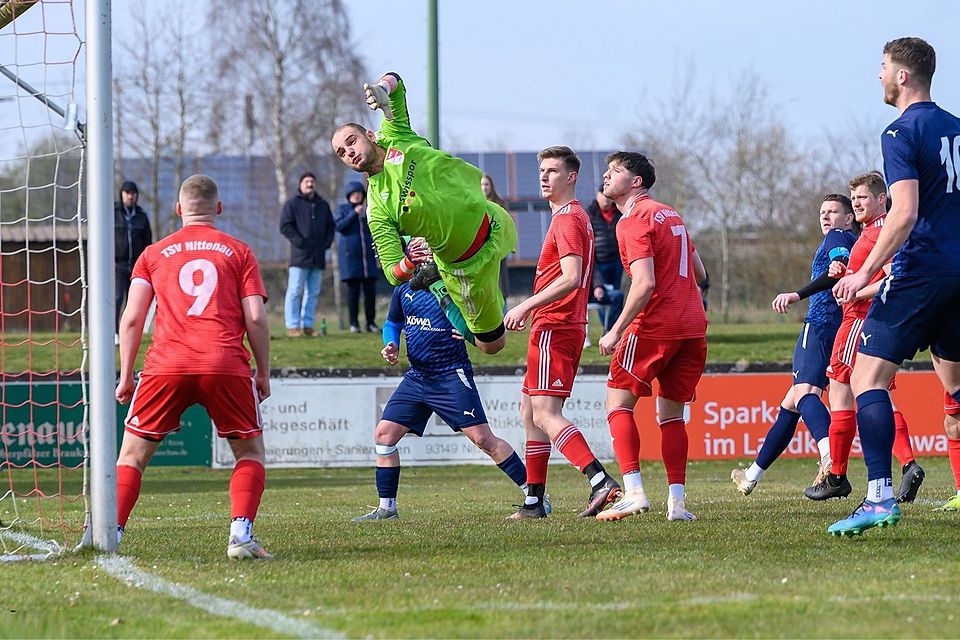 Nittenaus Keeper Sebastian Beck hielt gegen Ettmannsdorf II seinen Kasten sauber.