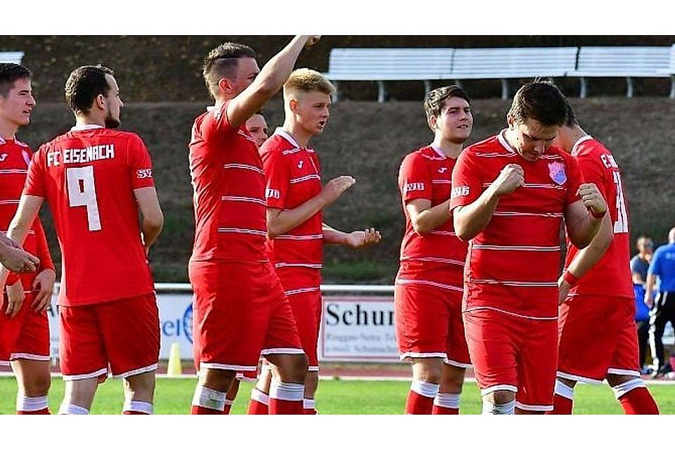 Spieler vom FC Eisenach: Eigentlich auf dem Fußballplatz zu Hause - am 28. Februar aber im Fernsehen.F: Zais