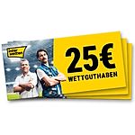 25€-Wettguthaben (interwetten)