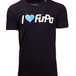 FuPa Shirt: I love FuPa (schwarz)