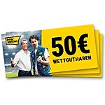 50€-Wettguthaben (interwetten)