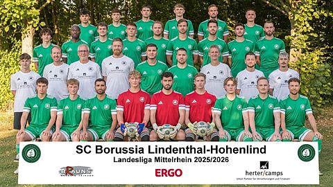 Mannschaftsfoto: Herren - 1. Mannschaft - SC Borussia Lindenthal-Hohenlind - Saison 25/26