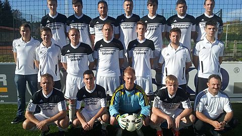 SC Kirchenthumbach 2013/14 vor dem Spiel gegen Concordia Hütten - Sportheimkirwa 2013 (19.10.13)