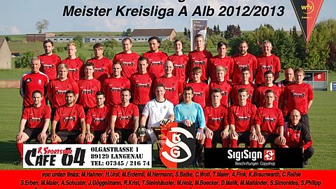 Meisterfoto Saison 2012/2013