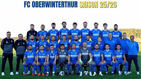 Mannschaftsfoto: Herren - 1. Mannschaft - FC Oberwinterthur - Saison 25/26