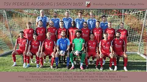 Mannschaftsfoto: Herren - 1. Mannschaft - TSV Pfersee - Saison 26/27