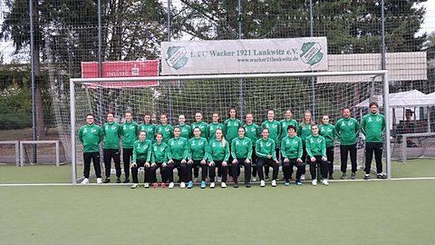 Die 1. Damenmannschaft des 1.FC Wacker 1921 Lankwitz e.V. Saison 2020/2021