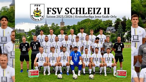 Mannschaftsfoto: Herren - 2. Mannschaft - FSV Schleiz - Saison 25/26