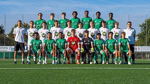 Mannschaftsfoto: A-Jugend (U19) - DJK Rasensport Brand - Saison 25/26