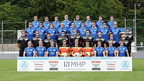 Stuttgarter Kickers Mannschaftsfoto Saison 2020/21