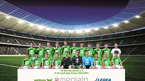 Stehend v.l.: Till Brese, Marlon Petrillo, Luis Canetto, Marc Sluiters, Kjell Stehr, Lennard Ploch, Radu Prepelita, Gabriel Bailman, Finn Luca Heinemann, Jonathan Göke, Darius Steiner (Trainer),

Sitzend v.l.: David Steiner, Berat Turan, Leon Franz, Tom Bredemeier, Julian Gabriel, Tom Schröder, Sebastian Gawlik, Til Scherer, Tim Gulba, Florian Schindler 

es fehlen: Emre Atilis und Co-Trainer Salvatore Petrillo
